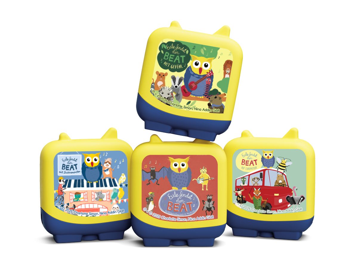 Pocket Tonie: Eule findet den Beat - 4er Set - Tonies 5+