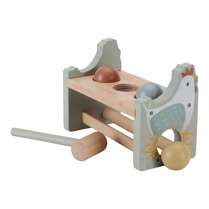 Hammerbank mit rollenden Kugeln Little Farm - Little Dutch