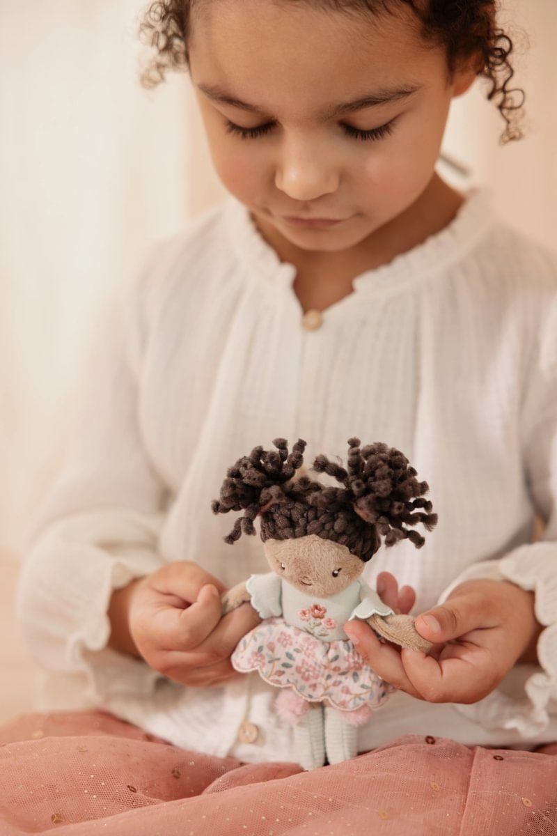 Kuschelpuppe Evi klein 10cm - Little Dutch