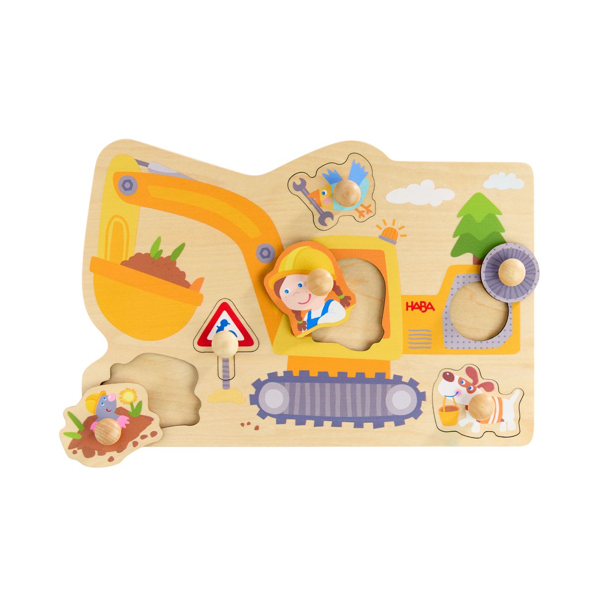 HABA Greifpuzzle Bagger