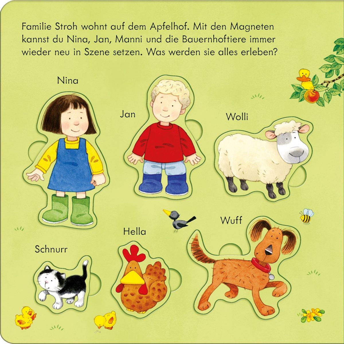 Mein Magnet-Spielspaß: Ein Tag auf dem Bauernhof 3+