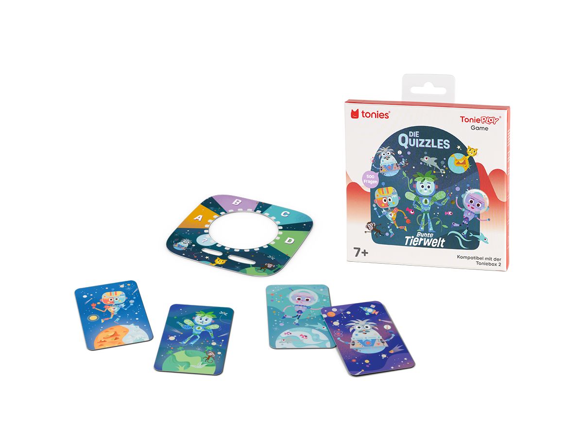 Die Quizzles: Bunte Tierwelt (Tonieplay Game S) - Tonies
