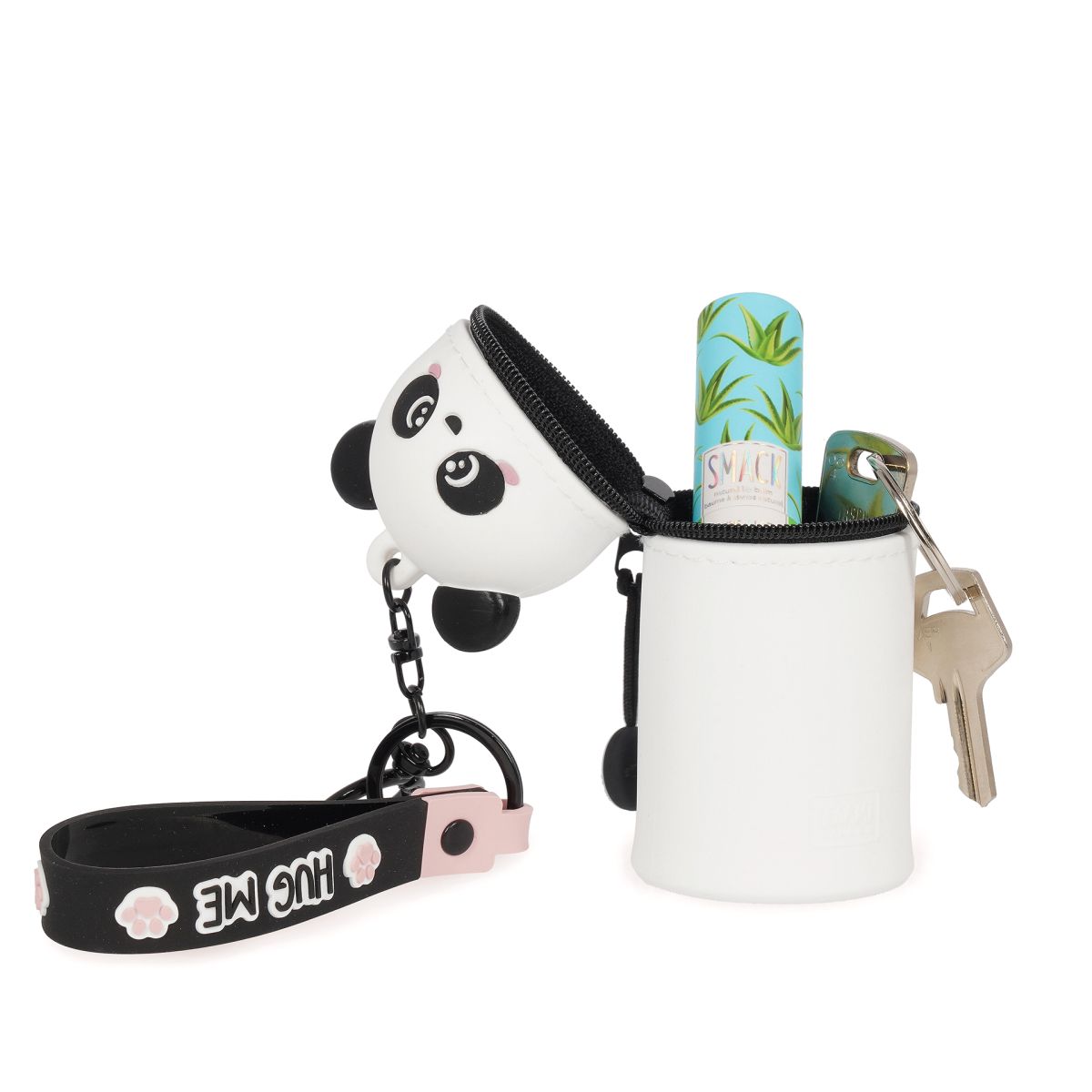 Mini Kawaii Münztasche mit Schlüsselanhänger Panda - Legami