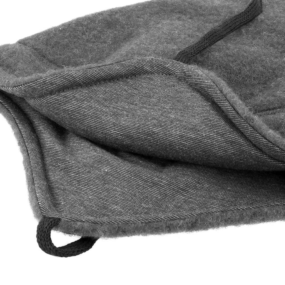 Maximo MINI Mütze Wollfleece Gr. 45 grau