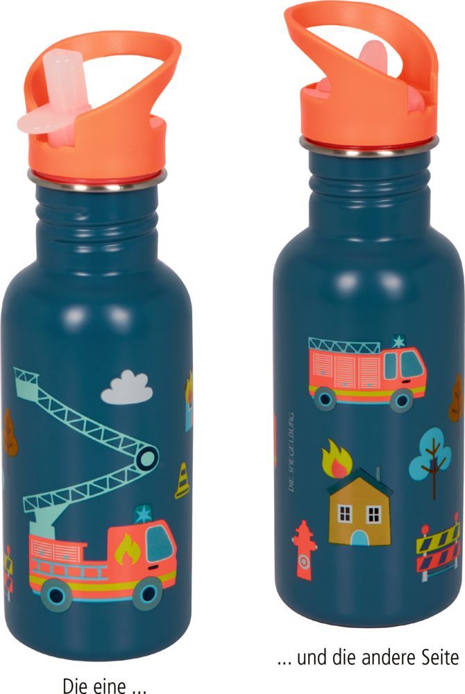 Edelstahlflasche (ca. 0,5 l) Feuerwehr - Wenn ich mal groß bin
