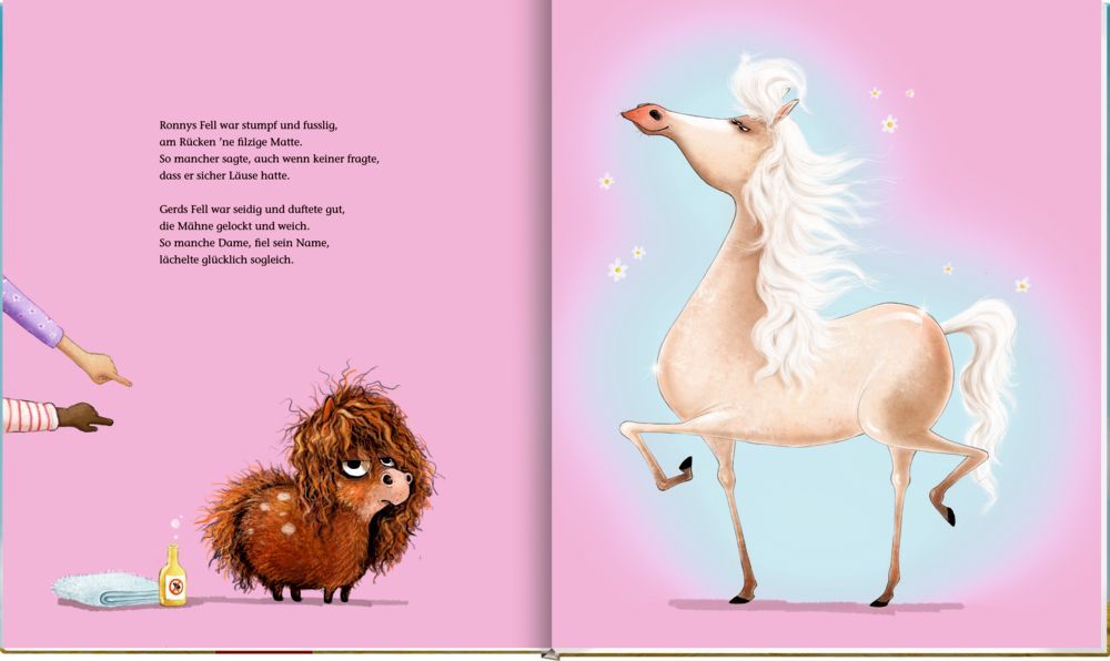 Ronny, das Pony, und Gerd, das Pferd 4+