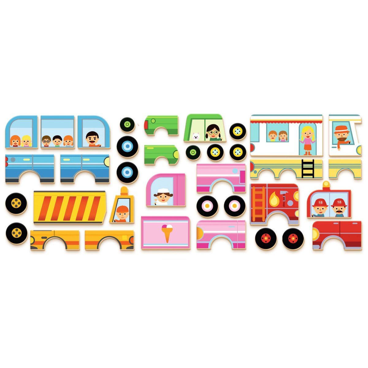 Magnetspiel: Vehicles - Djeco