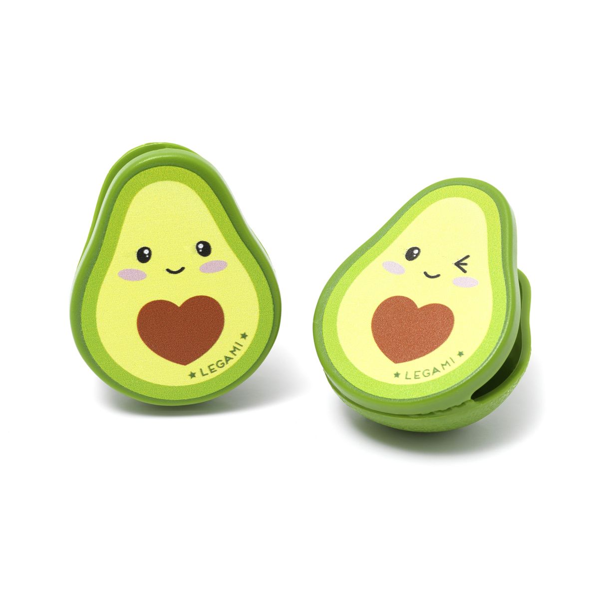 Set mit 4 Verschluss-Clips Avocado - Legami