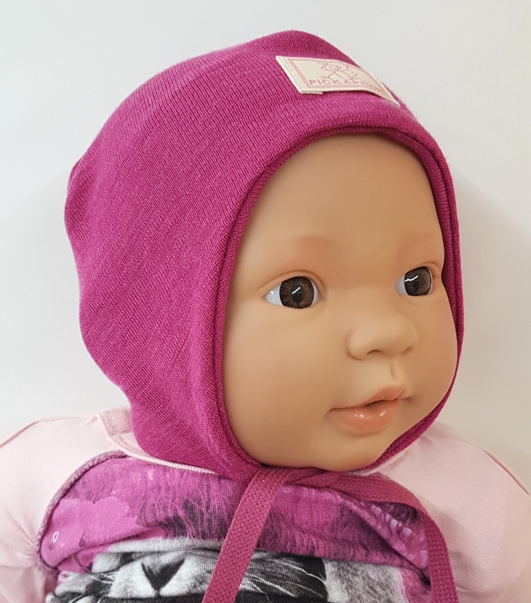 Pickapooh Radler Wolle-Seide fuchsia Gr. 40