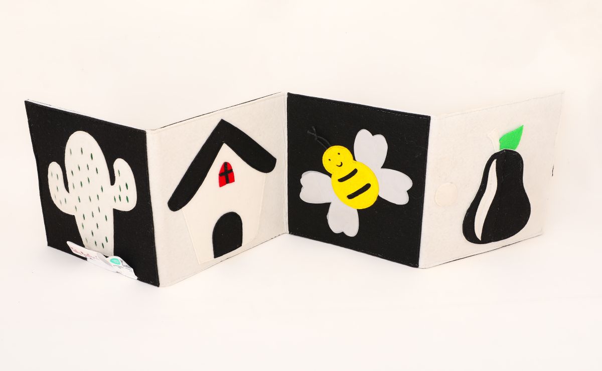 Büchlein Black & White Kontrastbuch "Hohe Kontraste" - Jolly Designs