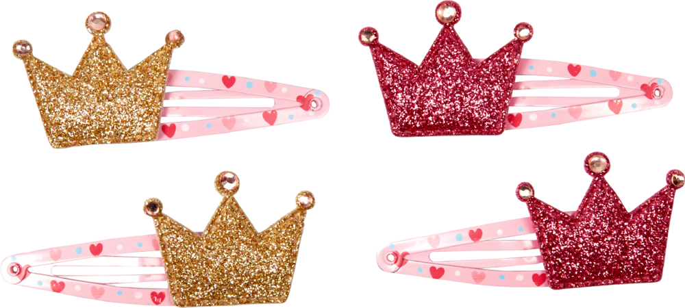 Krönchen-Haarclips Prinzessin Lillifee (1 Paar sortiert)