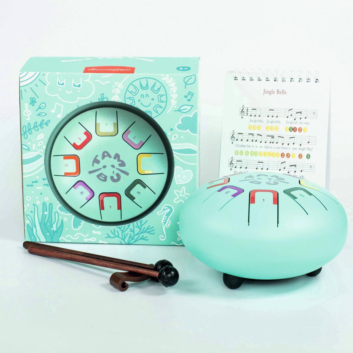Baby Tambu Zungentrommel 15cm - Teal Peal (türkis)