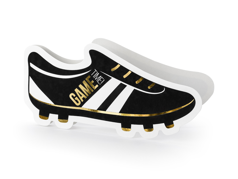 Einladungen Fußball-Schuhe (6 Stk.) - Party Deco