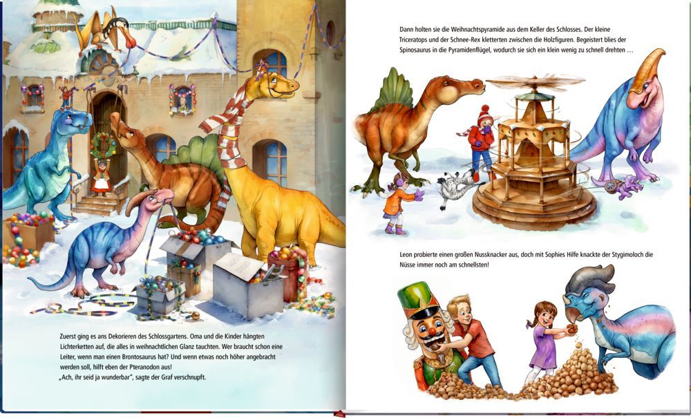 Dinosaurier feiern Weihnachten (Band 6) 3+