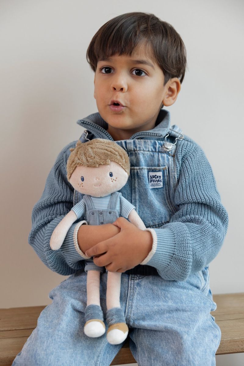 Kuschelpuppe Jim 35cm - Little Dutch
