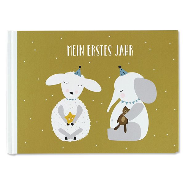 "Mein erstes Jahr" Schaf & Elefant Hardcover-Album - Ava & Yves
