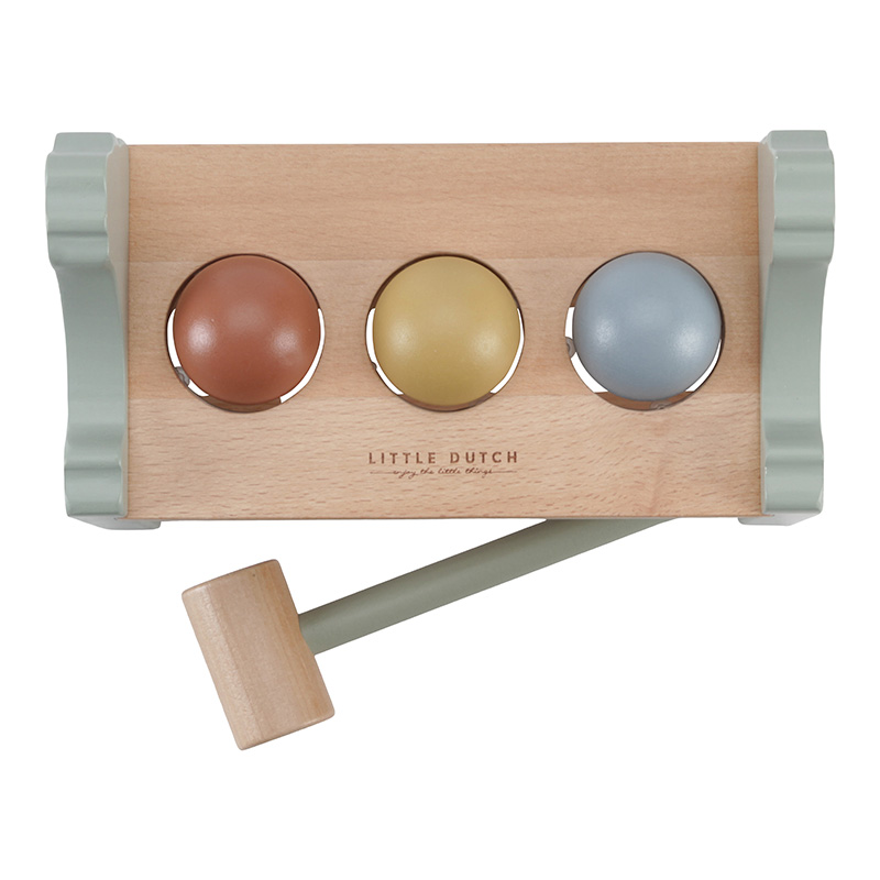 Hammerbank mit rollenden Kugeln Little Farm - Little Dutch