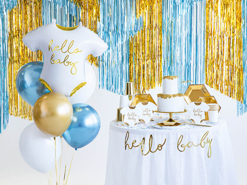 Servietten Body "Hello Baby" (20 Stk.) - Party Deco