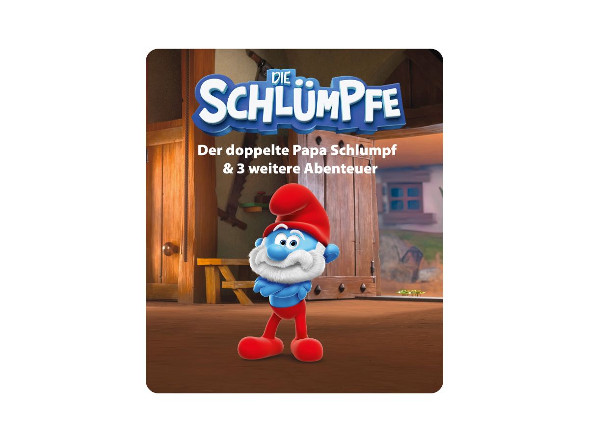 Die Schlümpfe -Der doppelte Papa Schlumpf & 3 weitere schlumpfige Abenteuer - Tonies 5+