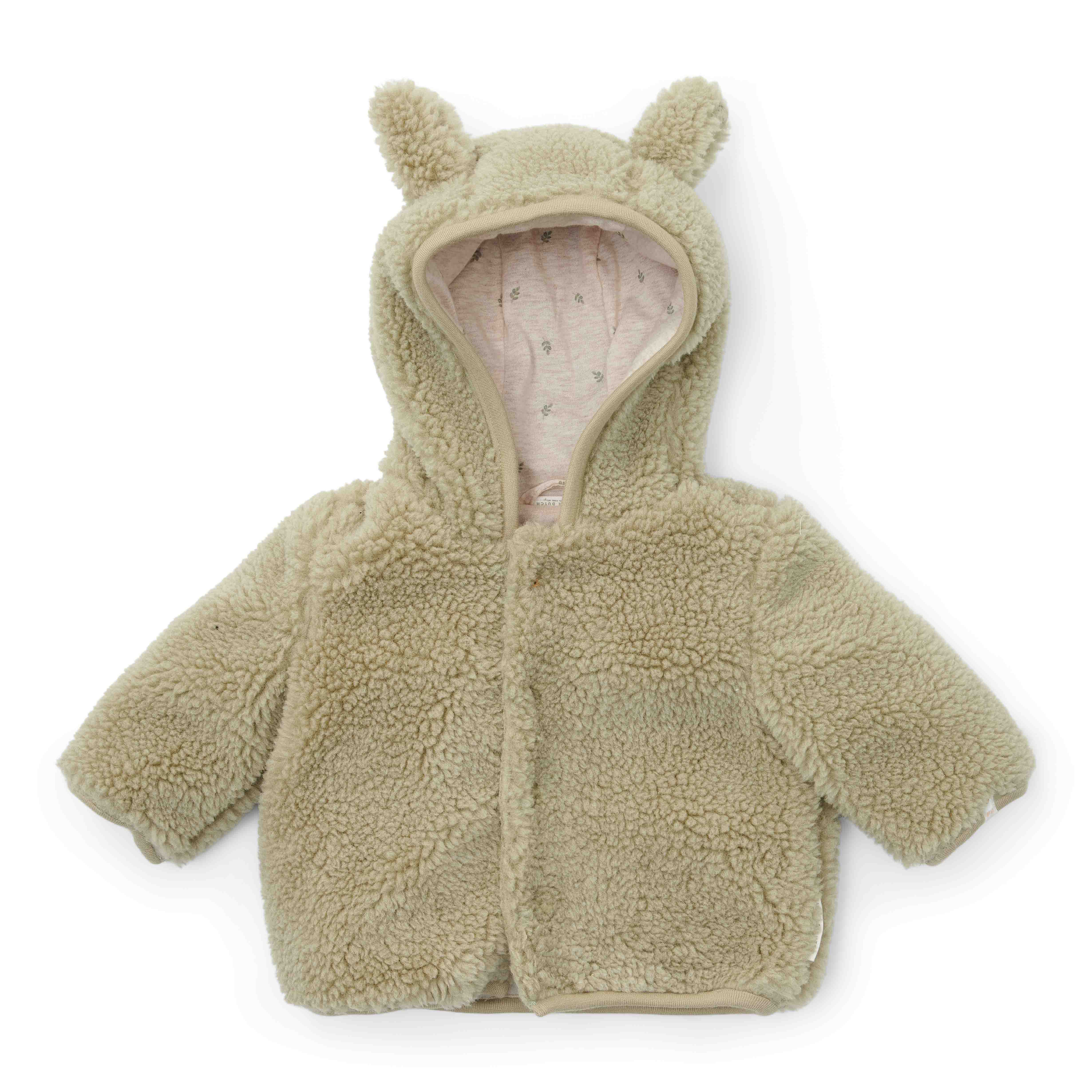 Teddy Strickjacke grün  - 74
