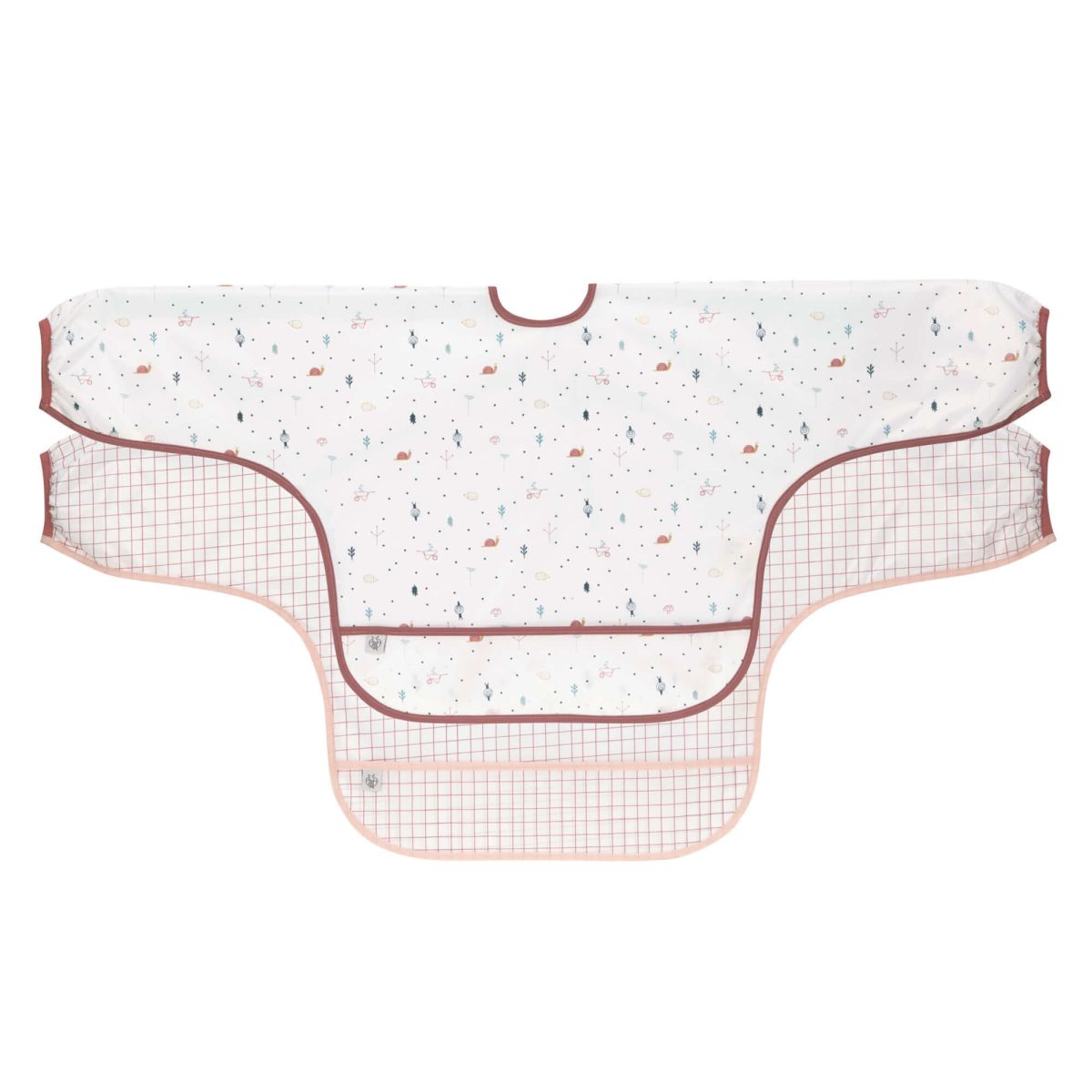 Langarmlätzchen abwaschbar Garden Explorer Girls (2 Stück) - Lässig