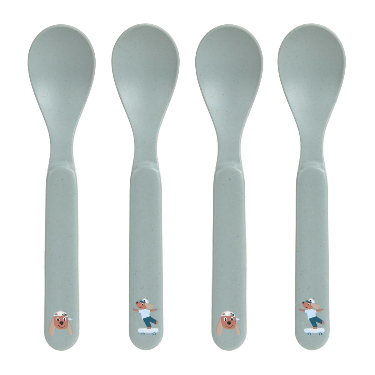 Kinderlöffel Set Tiny Team Dog (4 Stück) - Lässig