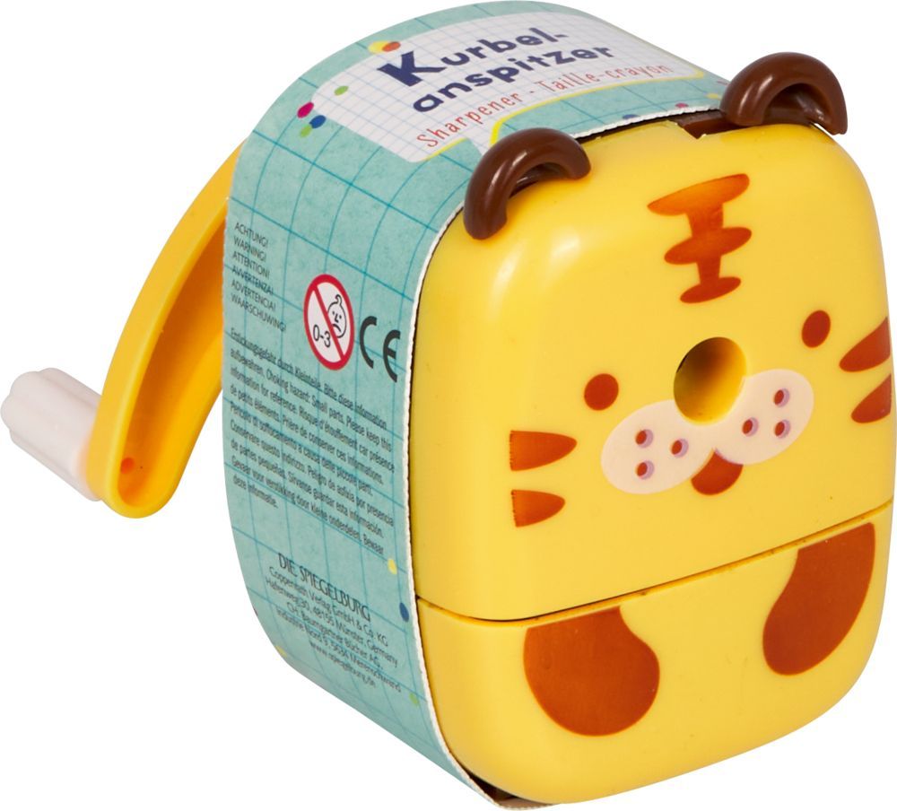 Kurbelanspitzer - Bunte Geschenke (versch. Designs, 1 Stück)