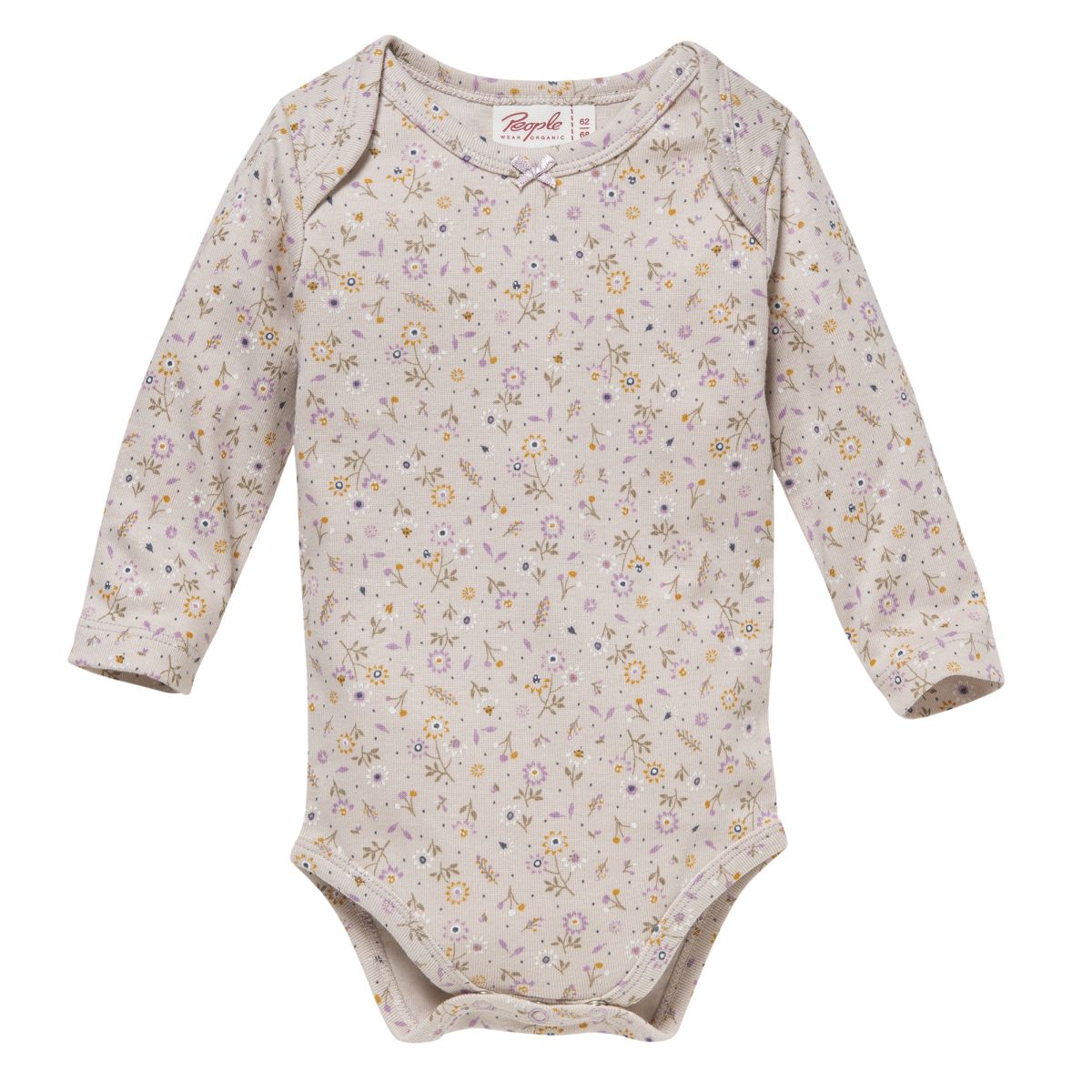 Body lang Blümchen GOTS - 74/80