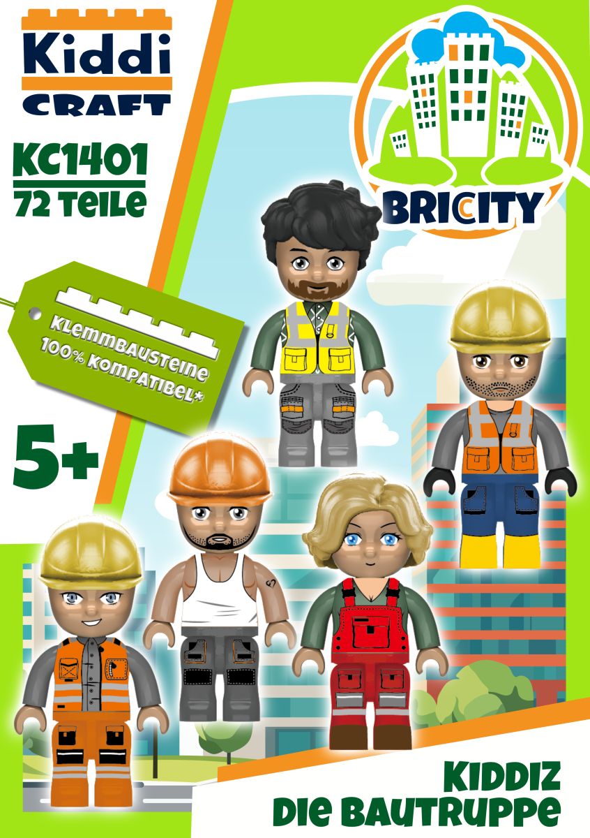KIDDIZ Pack Die Bautruppe - Kiddicraft