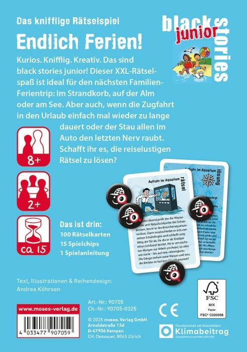black stories junior Endlich Ferien!