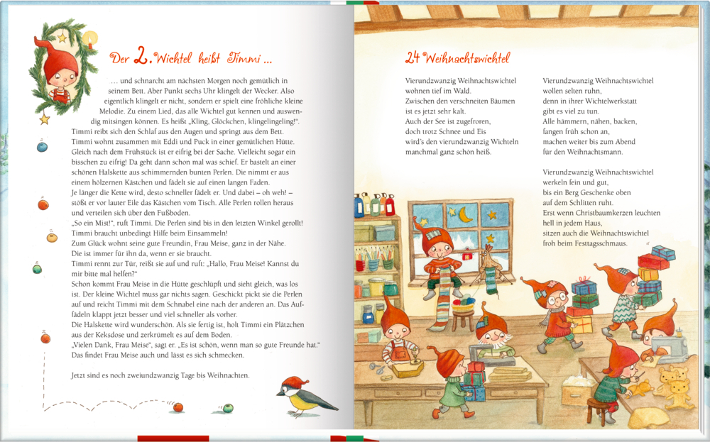 24 Weihnachtswichtel 3+ (Geschichten & Gedichte im Advent)