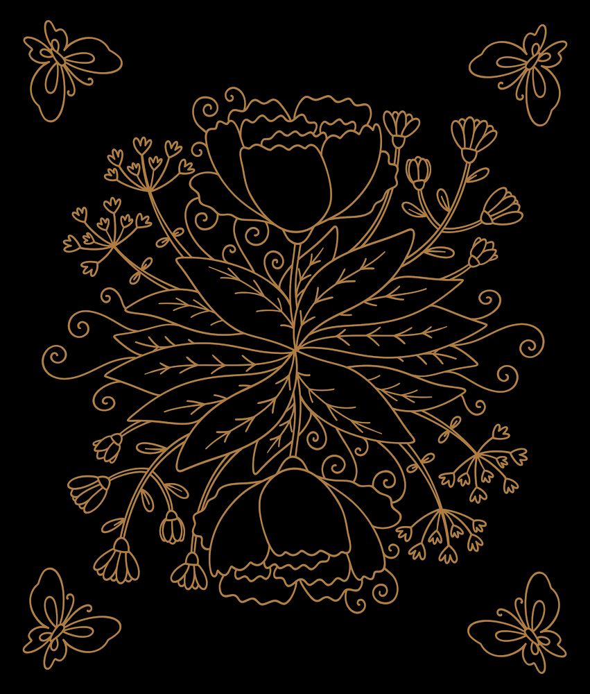 Metallic-Malen Fantasy 8+ (mit Metallic-Buntstiften) - 100% selbst gemacht