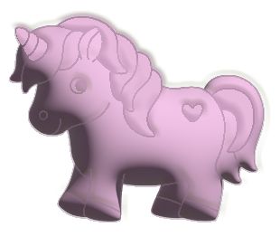 Spielstabil Sandförmchen Einhorn oder Meerjungfrau  (1 Stück, verschiedene Designs)