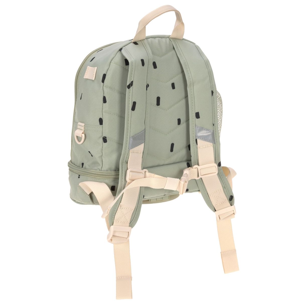 Kindergartenrucksack Mini - Happy Prints, Oliv - Lässig