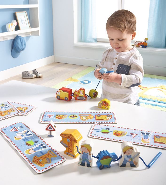 HABA Fädelspiel Baustelle