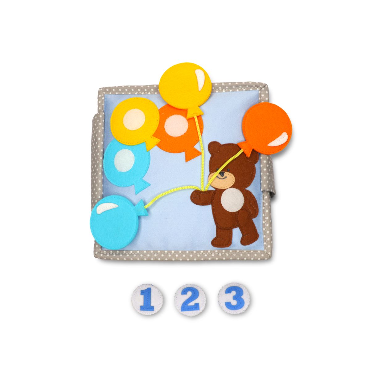 Mini Quiet Book Happy Bearsday (ab 1 Jahr) - Jolly Designs