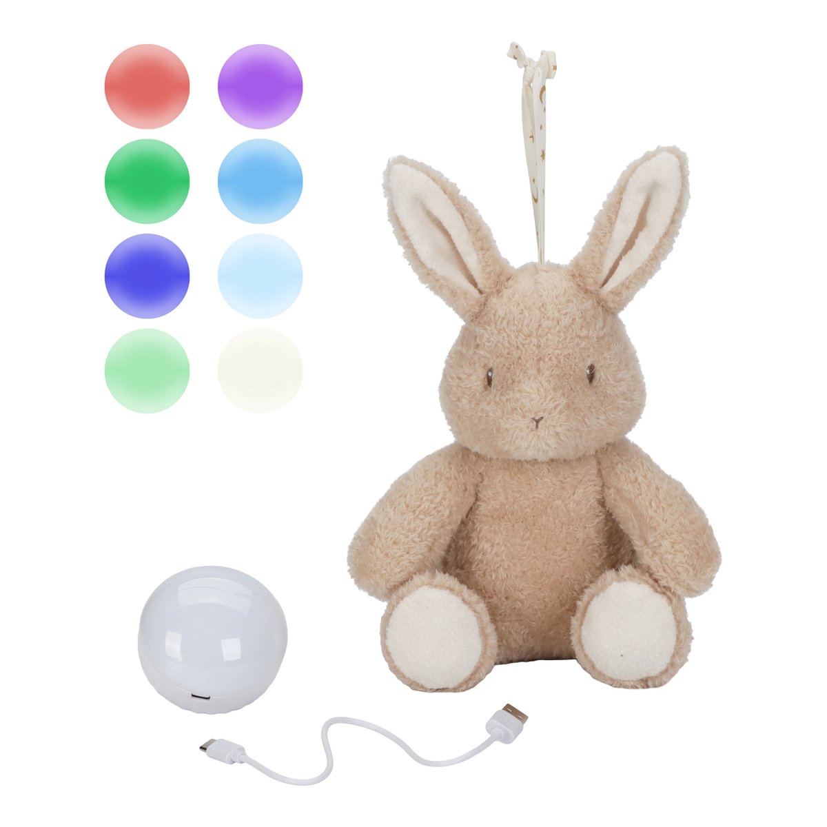 Kuschelhase Licht und Sound - Little Dutch
