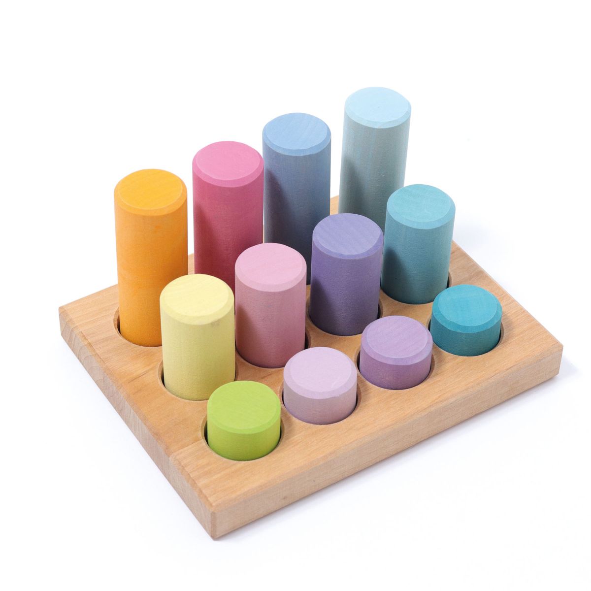 Grimm`s Steckspiel kleine Walzen Pastell 10574