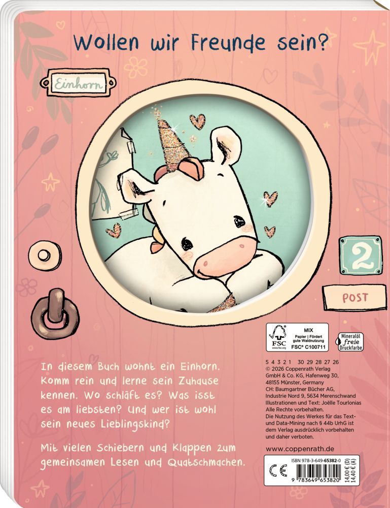 Ding, dong! Komm rein! - Mein Einhorn (J. Tourlonias) 18M+