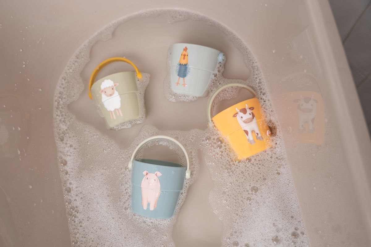 Badewannen-Becher Little Farm (4er Set) - Little Dutch