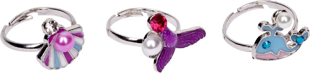 Ring mit Meeresmotiv - Nella Nixe (verschiedene Designs, 1 Stück)