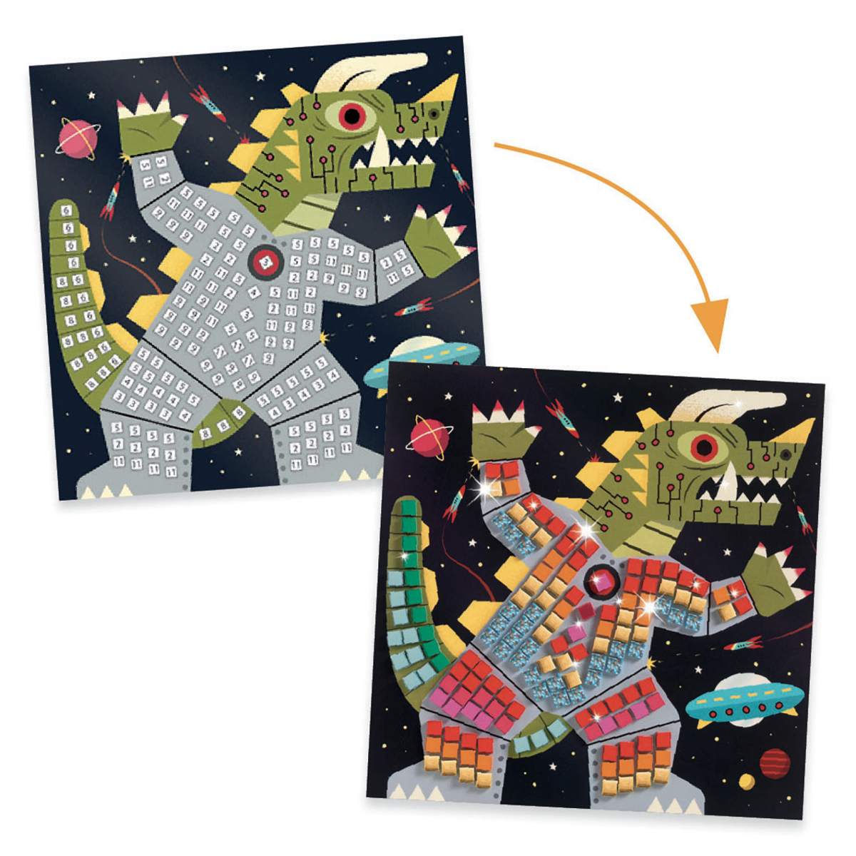Mosaik Space battle - DJECO