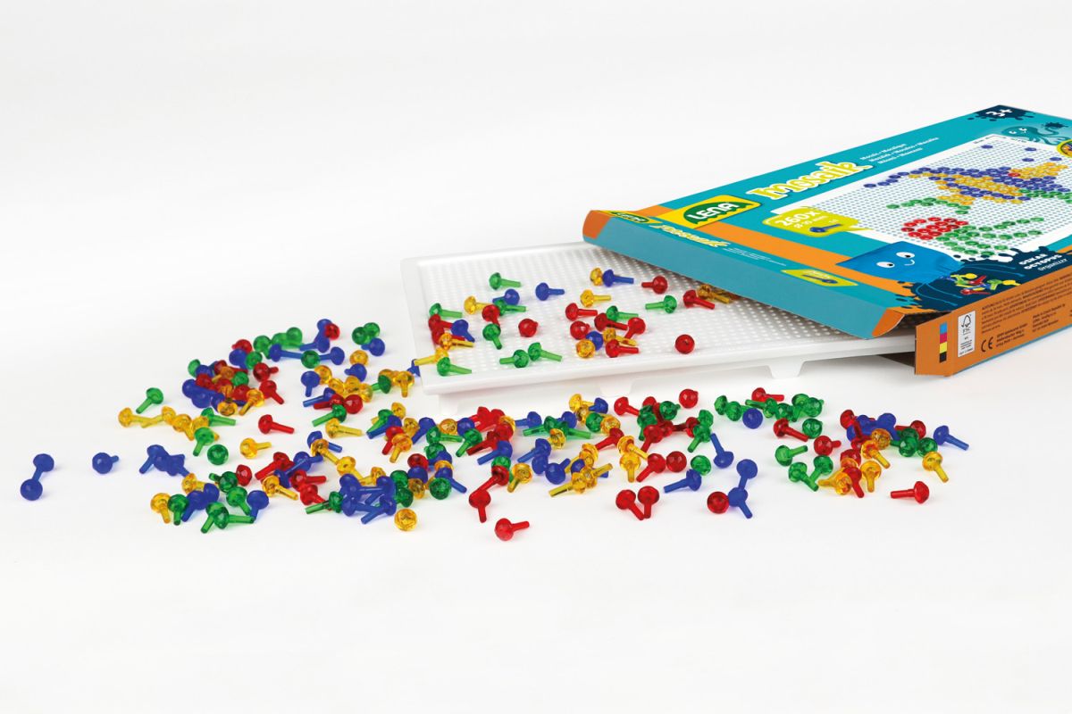 LENA Mosaik Set transparent 10mm (260 Stecker)