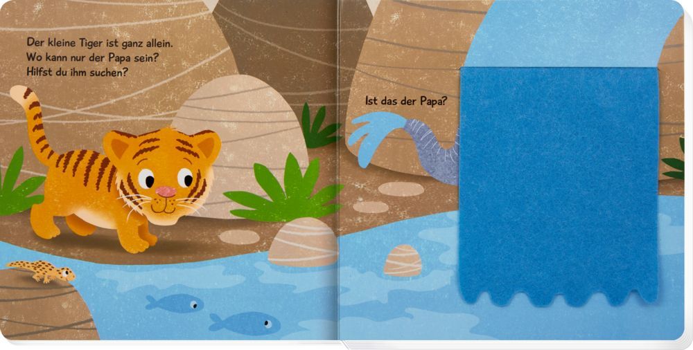 Wo ist Papa, kleiner Tiger? (Fühlen&Begreifen)