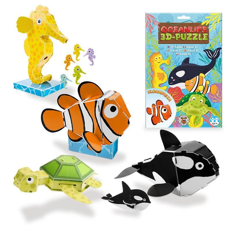 3D-Puzzle-Tiere Oceanlife (versch. Designs, 1 Stück) - Trendhaus