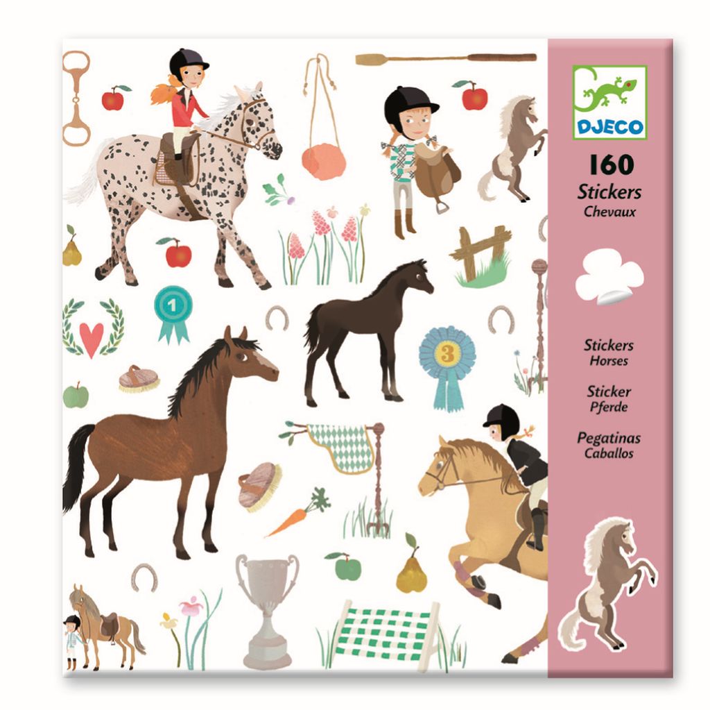 Stickers Pferde - DJECO