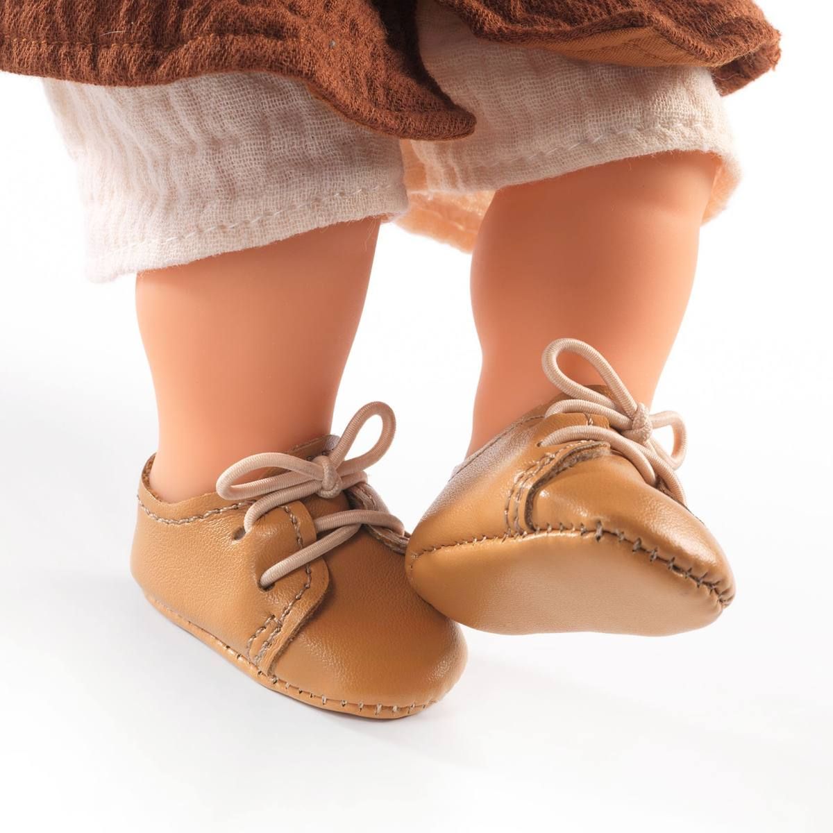 Pomea Puppenschuhe braun - Djeco