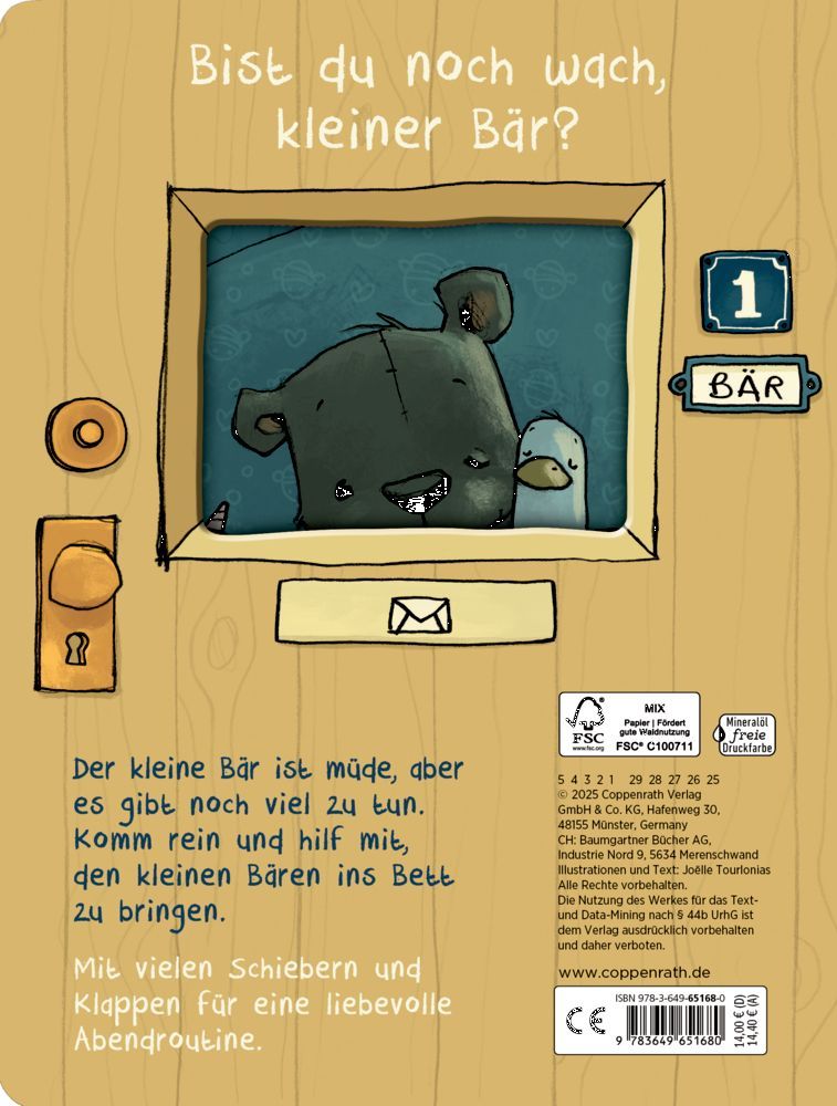 Ding, dong! Komm rein! - Gute Nacht, Bär (J. Tourlonias) 18M+