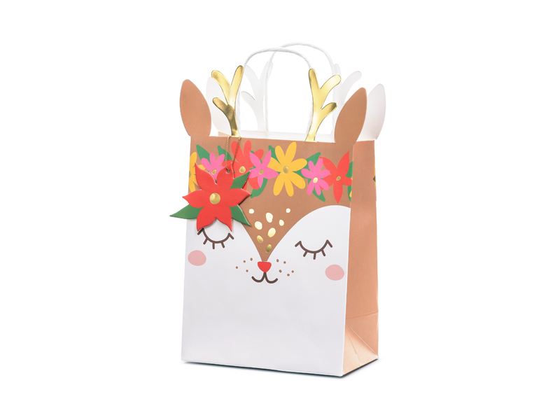 Geschenktüte Reh 23 cm - Party Deco