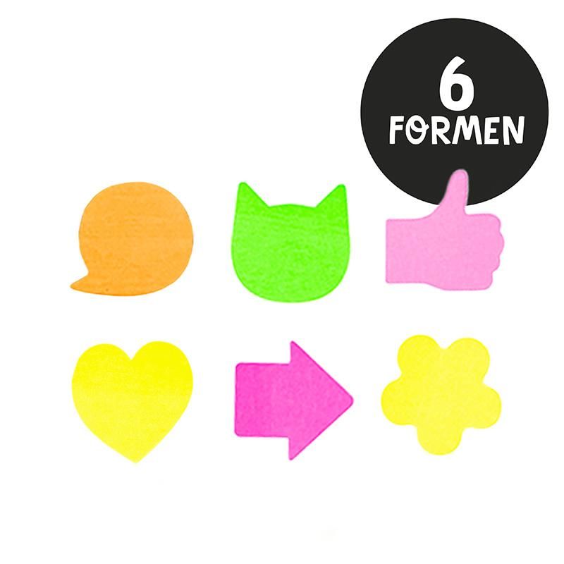 AFDS NE Sticky Notes Mini-Blöckchen 100 Blatt (unterschiedliche Designs, 1 Stück)